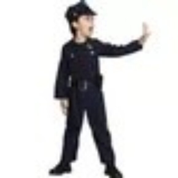 Infant 6-12 Months Policeman Cop Recruit Halloween Costume - Picture 2 of 6
